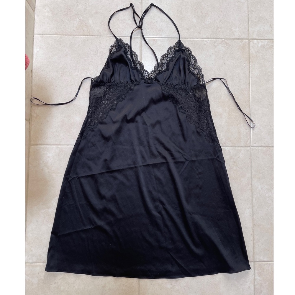 Triump night slip black, XS